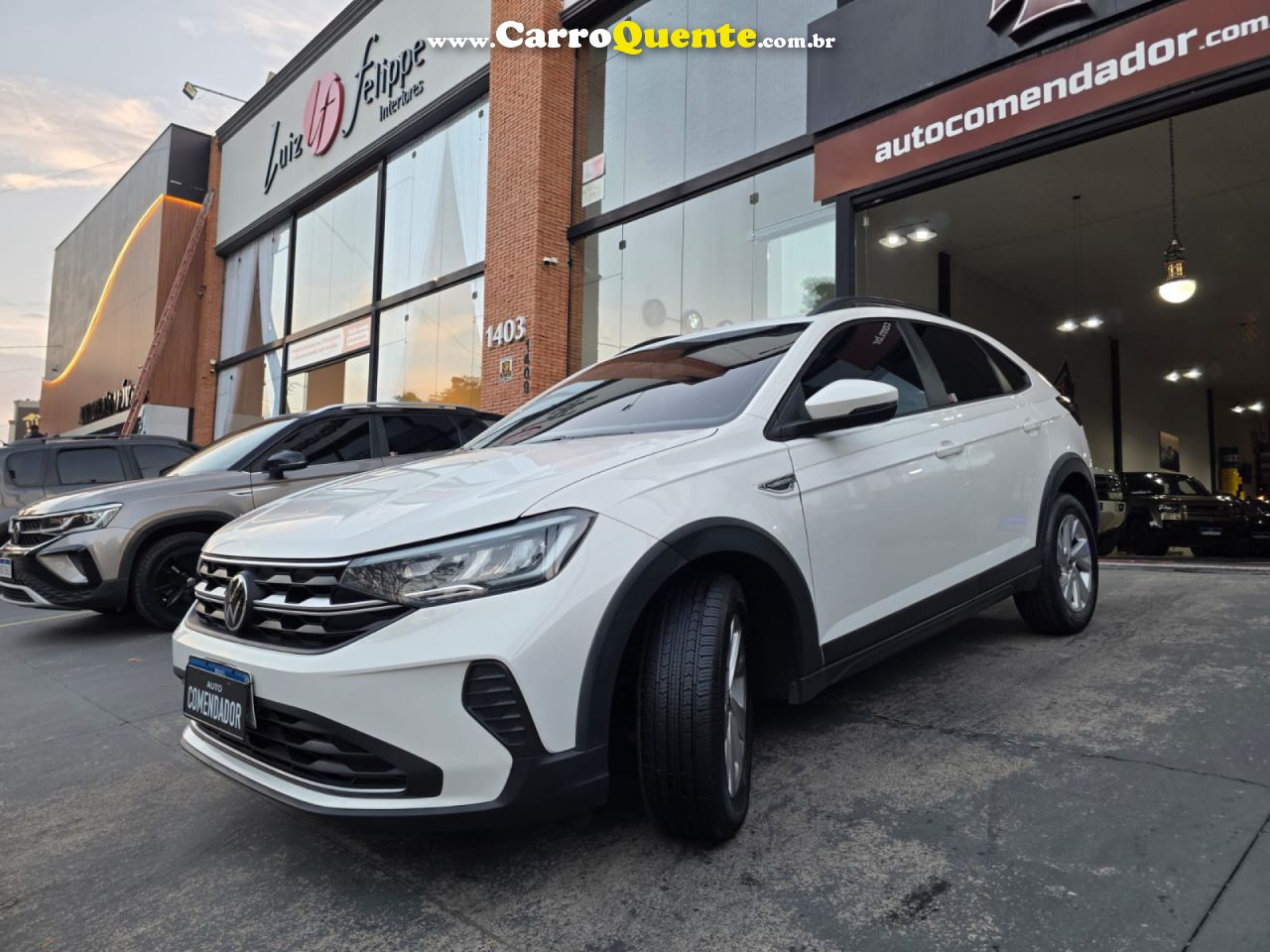 VOLKSWAGEN   NIVUS COMFORTLINE 1.0 200 TSI FLEX AUT.   BRANCO 2023 1.0 FLEX - Loja
