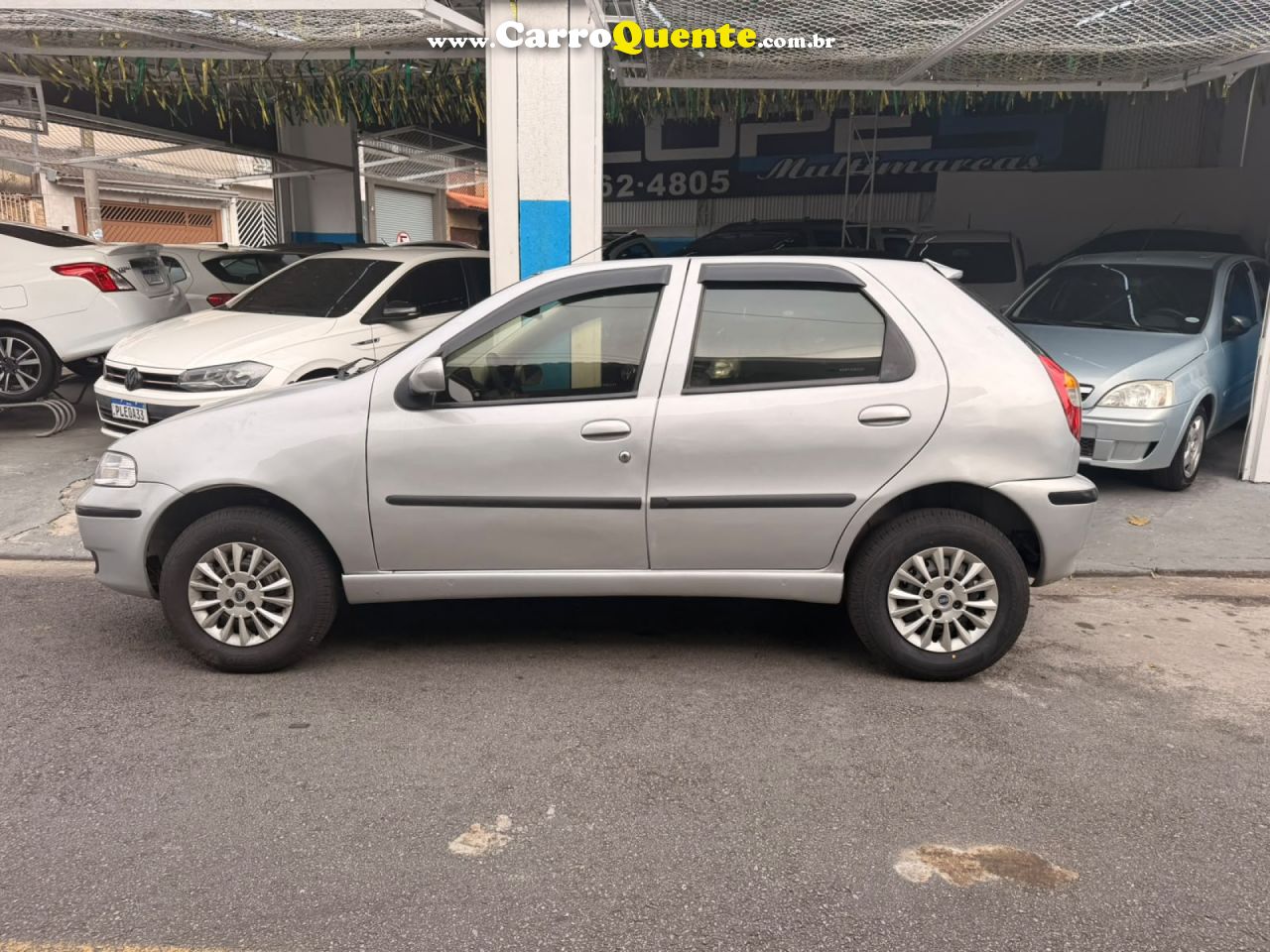FIAT   PALIO 1.0 TROFEO 1.0 FIRE FIRE FLEX 4P   PRATA 2006 1.0 FLEX - Loja