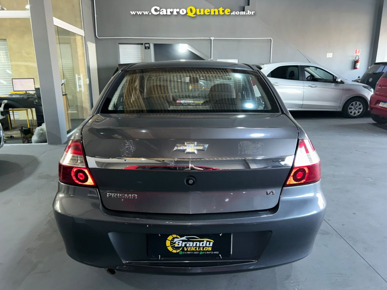 CHEVROLET   PRISMA SED. LT 1.4 8V FLEXPOWER 4P   CINZA 2012 1.4 FLEX - Loja