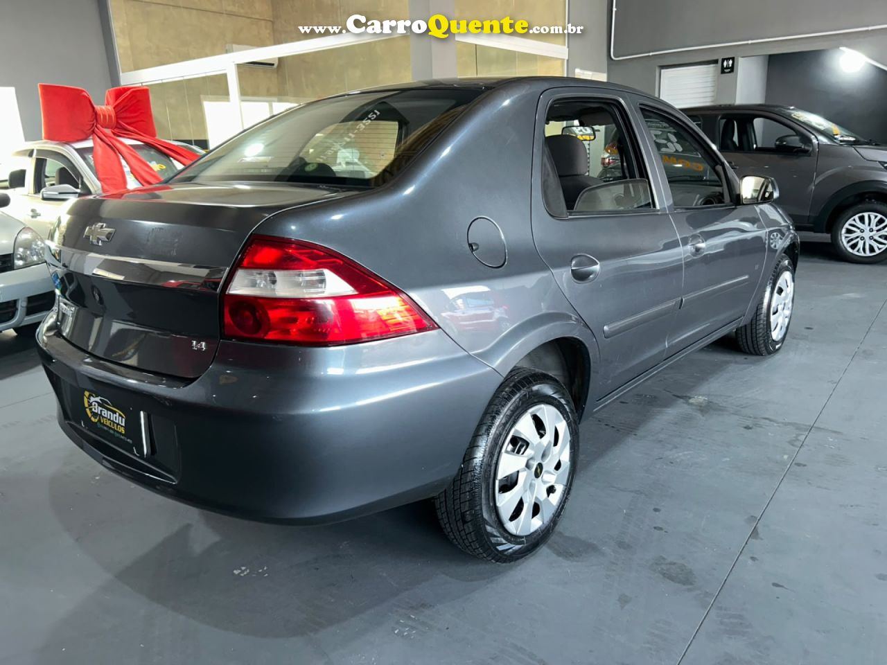 CHEVROLET   PRISMA SED. LT 1.4 8V FLEXPOWER 4P   CINZA 2012 1.4 FLEX - Loja