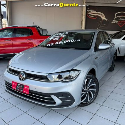 VOLKSWAGEN   POLO HIGHLINE 200 TSI 1.0 FLEX 12V AUT.   PRATA 2025 1.0 FLEX