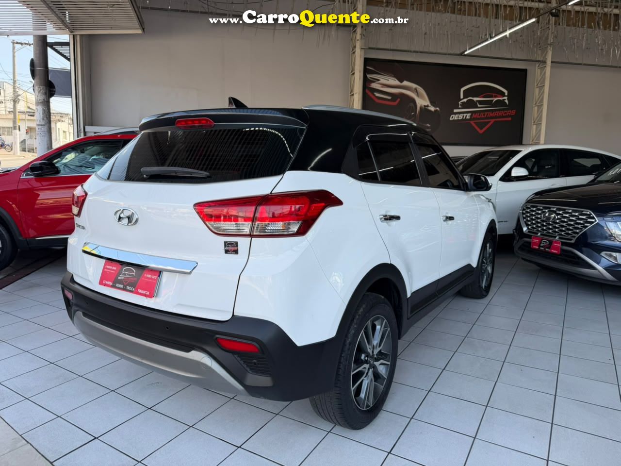 HYUNDAI   CRETA PRESTIGE 2.0 16V FLEX AUT.   BRANCO 2018 2.0 FLEX - Loja