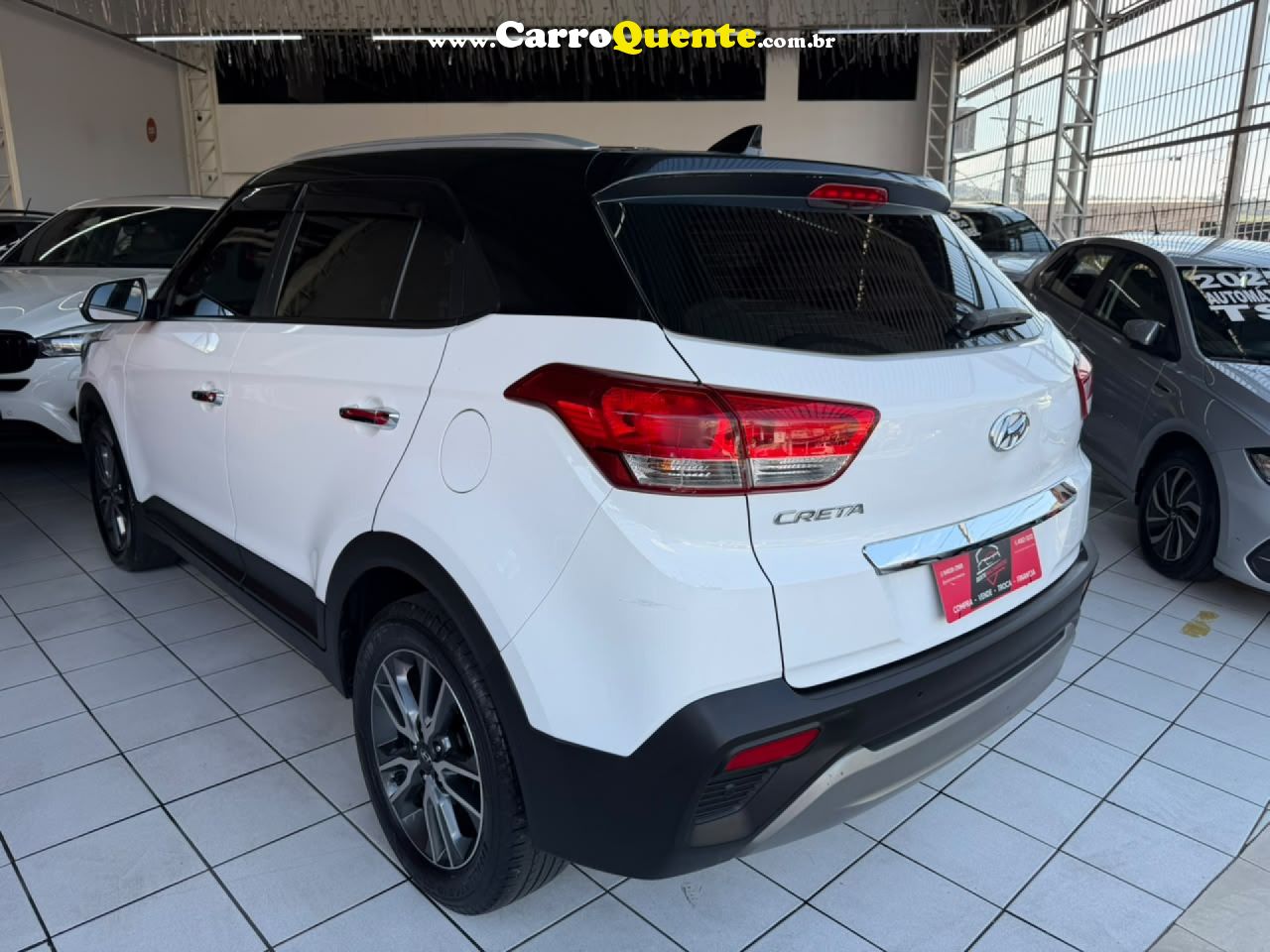 HYUNDAI   CRETA PRESTIGE 2.0 16V FLEX AUT.   BRANCO 2018 2.0 FLEX - Loja