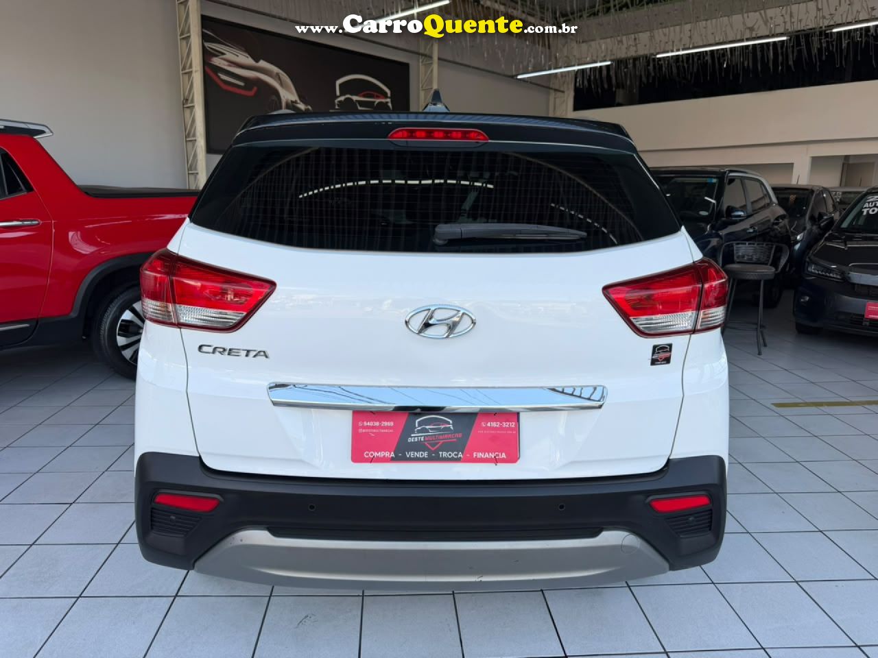 HYUNDAI   CRETA PRESTIGE 2.0 16V FLEX AUT.   BRANCO 2018 2.0 FLEX - Loja