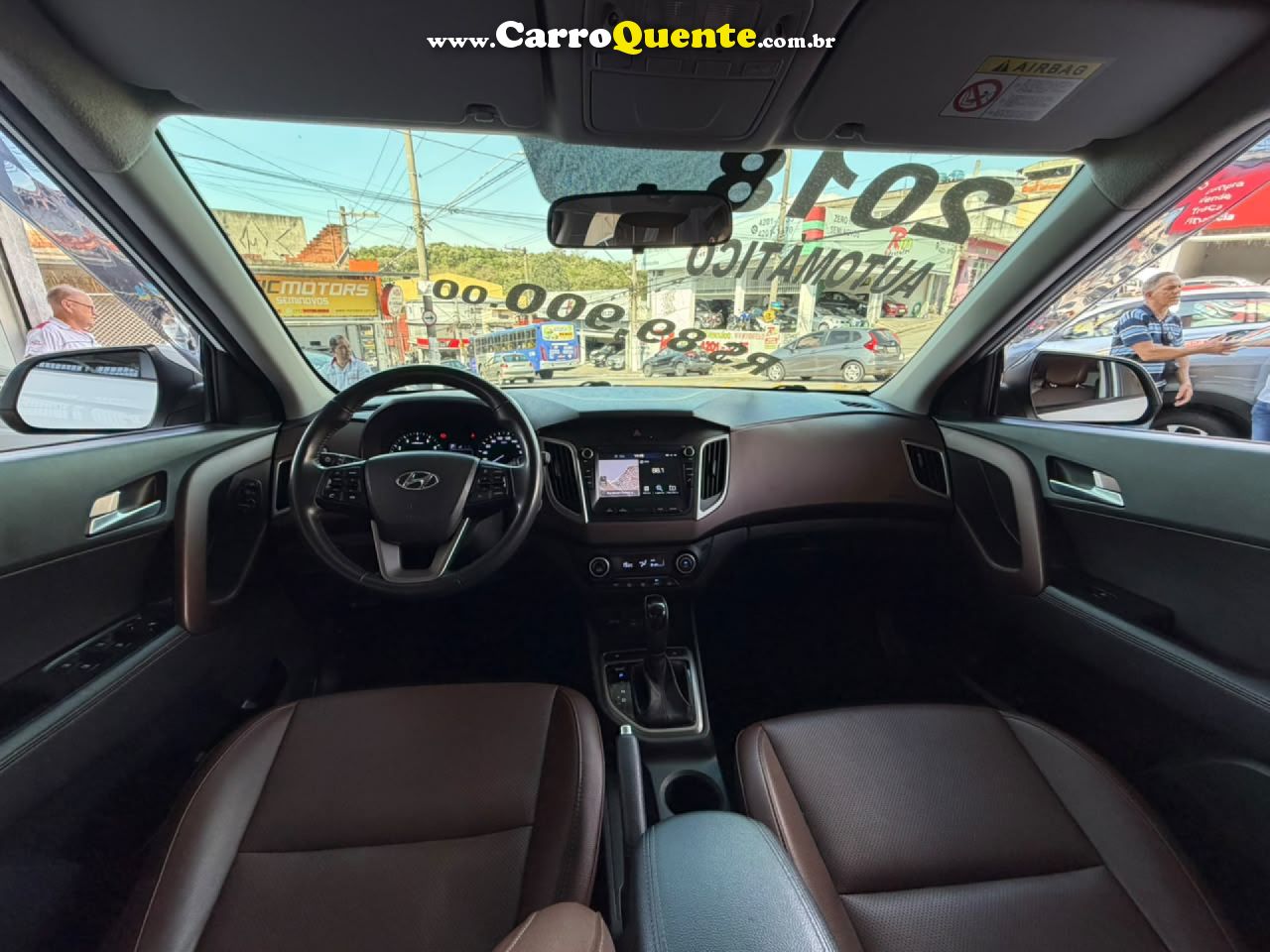 HYUNDAI   CRETA PRESTIGE 2.0 16V FLEX AUT.   BRANCO 2018 2.0 FLEX - Loja