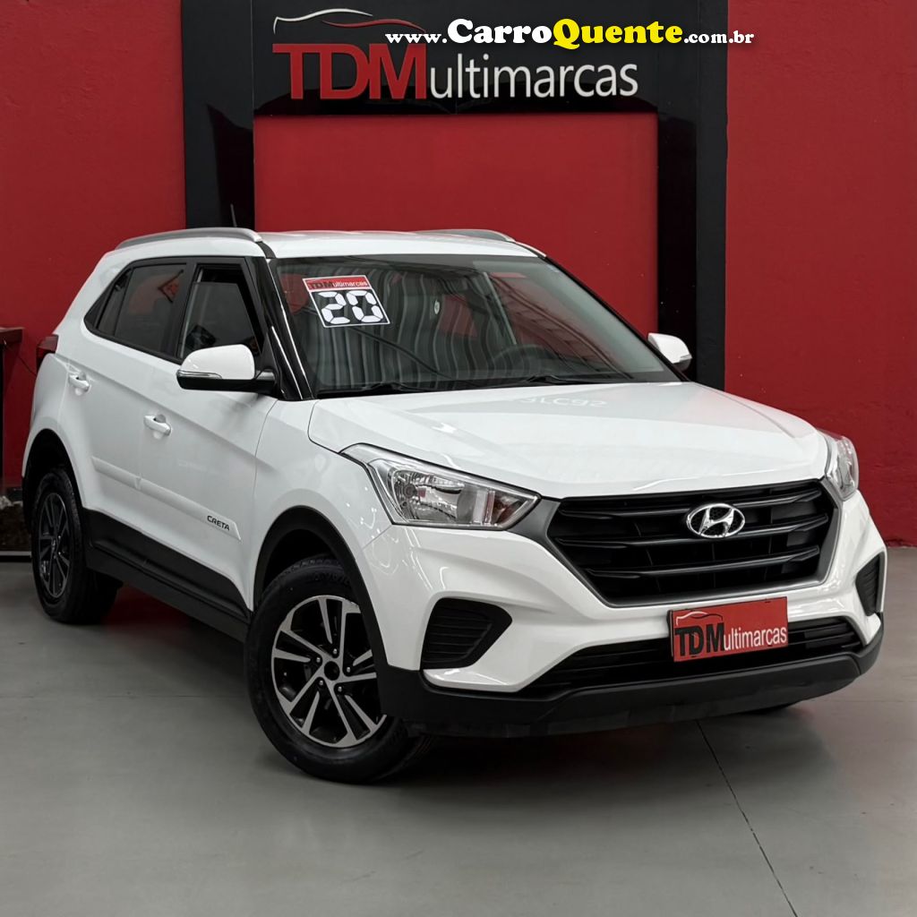 HYUNDAI   CRETA ATTITUDE 1.6 16V FLEX AUT.   BRANCO 2020 1.6 FLEX - Loja
