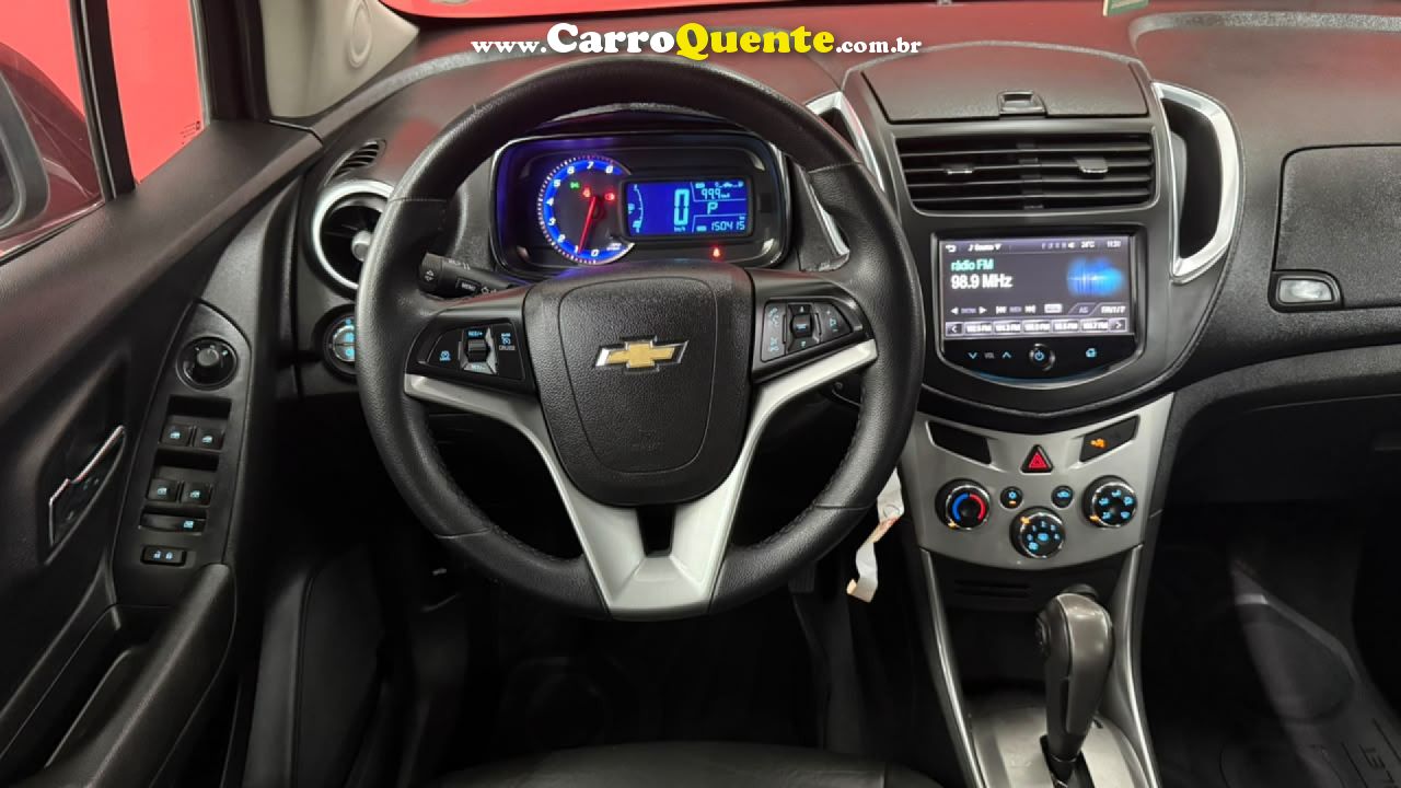 CHEVROLET   TRACKER LTZ 1.8 16V FLEX 4X2 AUT.   VERMELHO 2015 1.8 FLEX - Loja