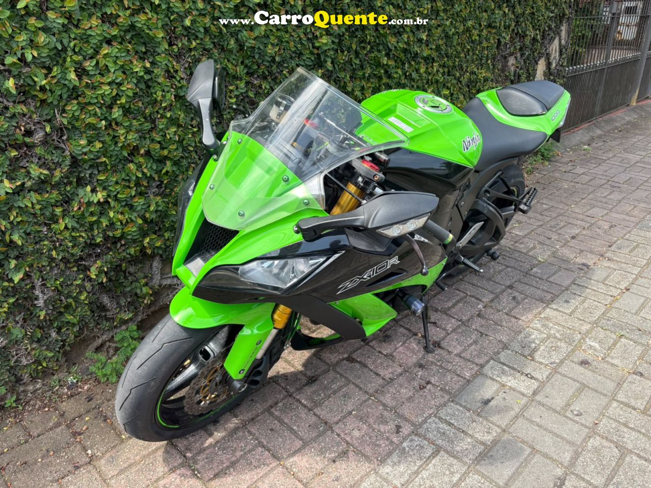 KAWASAKI   NINJA ZX-10R   VERDE 2013 1000 GASOLINA - Loja
