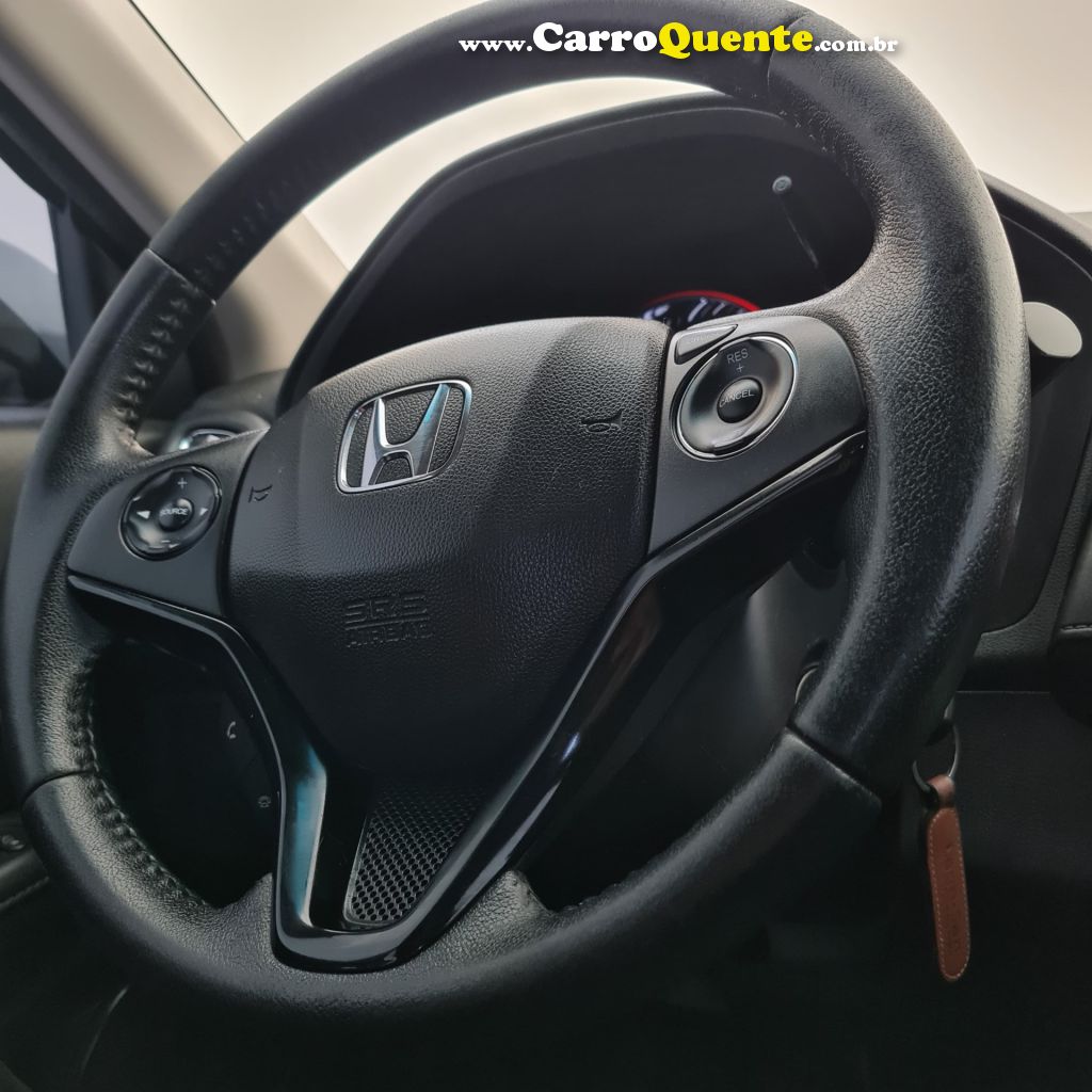HONDA   HR-V EX 1.8 FLEXONE 16V 5P AUT.   PRATA 2018 1.8 FLEX - Loja