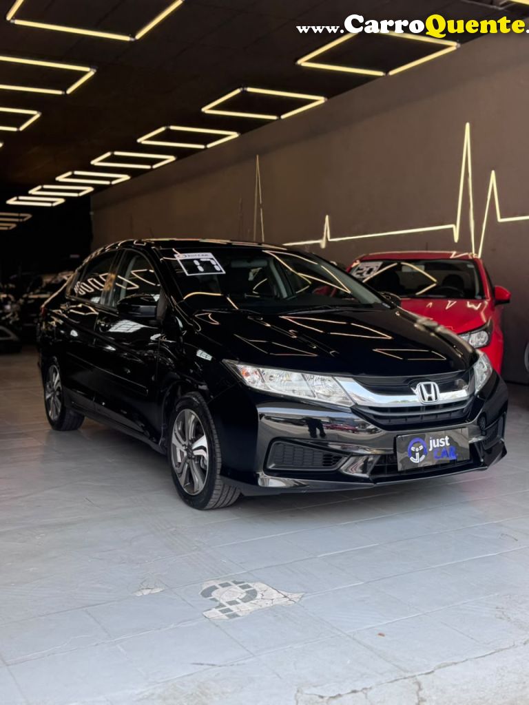 HONDA   CITY SEDAN LX 1.5 FLEX 16V 4P AUT.   PRETO 2017 1.5 FLEX - Loja