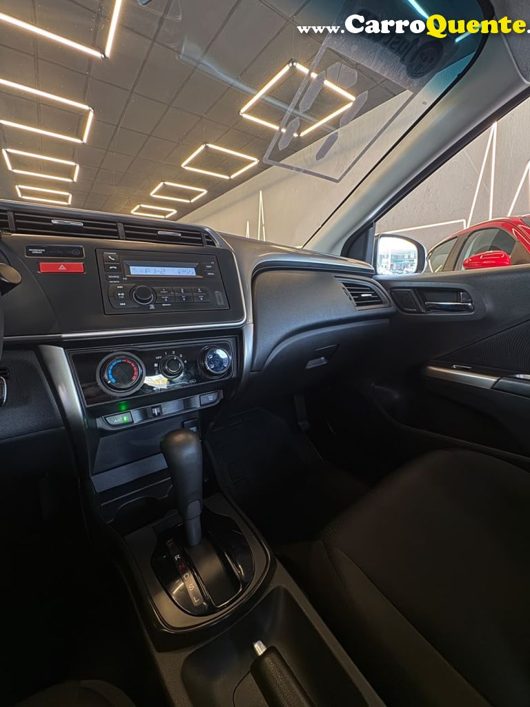 HONDA   CITY SEDAN LX 1.5 FLEX 16V 4P AUT.   PRETO 2017 1.5 FLEX - Loja