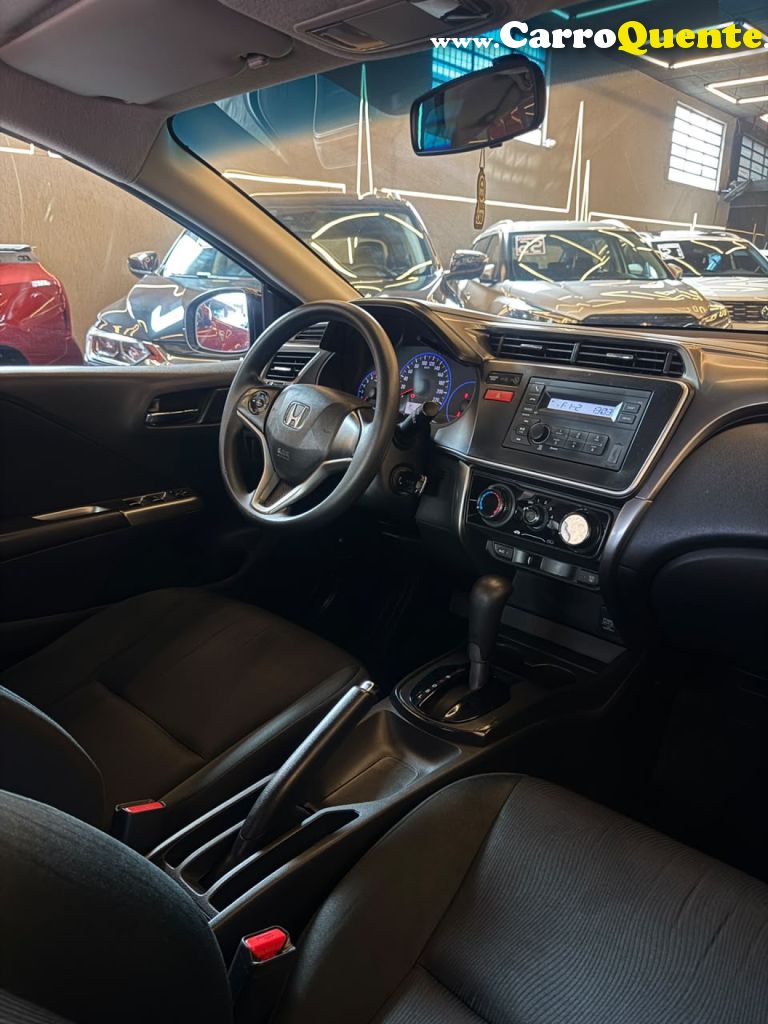HONDA   CITY SEDAN LX 1.5 FLEX 16V 4P AUT.   PRETO 2017 1.5 FLEX - Loja