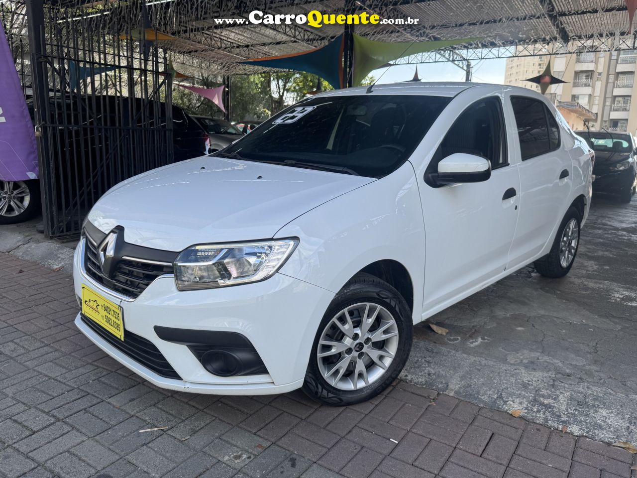 RENAULT   LOGAN LIFE FLEX 1.0 12V 4P MEC.   BRANCO 2023 1.0 FLEX - Loja