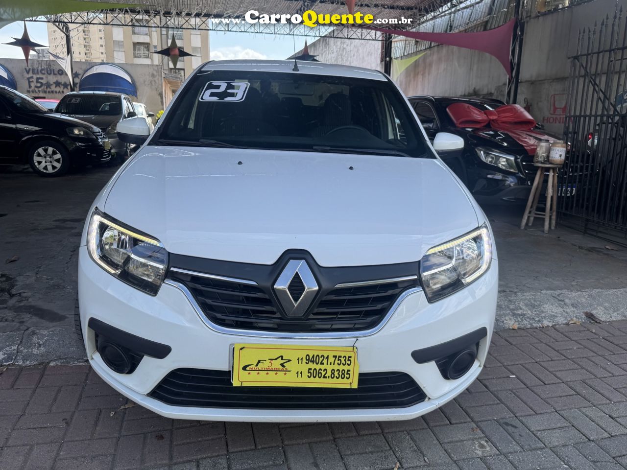RENAULT   LOGAN LIFE FLEX 1.0 12V 4P MEC.   BRANCO 2023 1.0 FLEX - Loja
