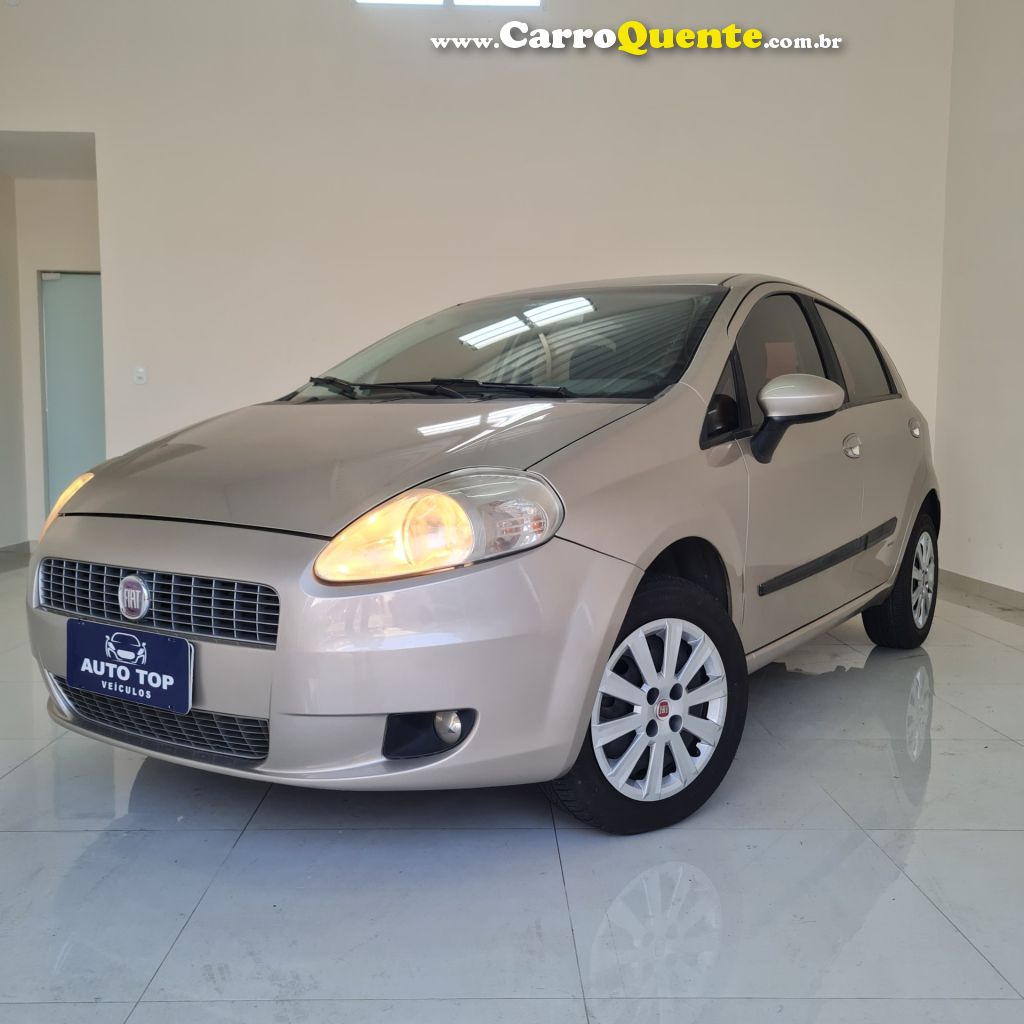 FIAT   PUNTO ATTRACTIVE 1.4 FIRE FLEX 8V 5P   BEGE 2012 1.4 FLEX - Loja