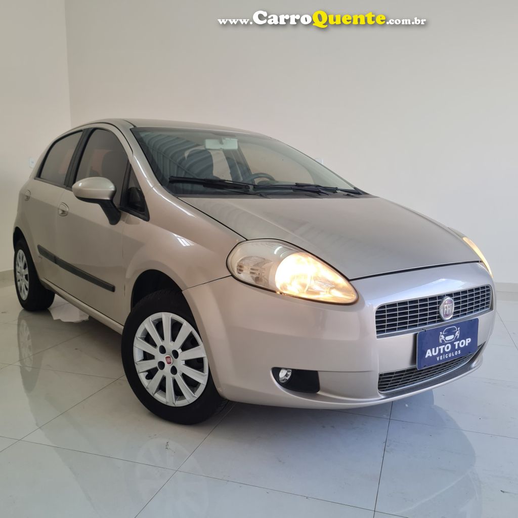 FIAT   PUNTO ATTRACTIVE 1.4 FIRE FLEX 8V 5P   BEGE 2012 1.4 FLEX - Loja