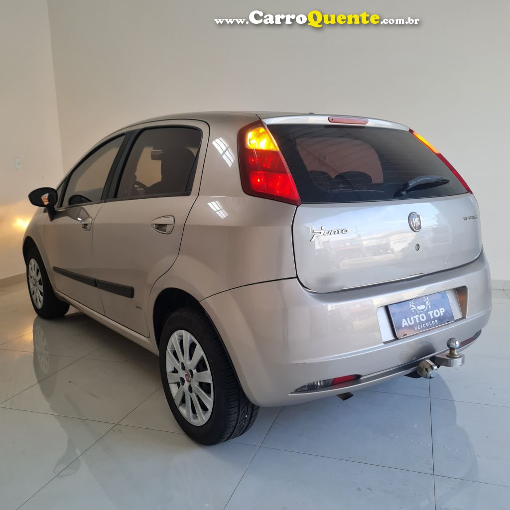 FIAT   PUNTO ATTRACTIVE 1.4 FIRE FLEX 8V 5P   BEGE 2012 1.4 FLEX - Loja