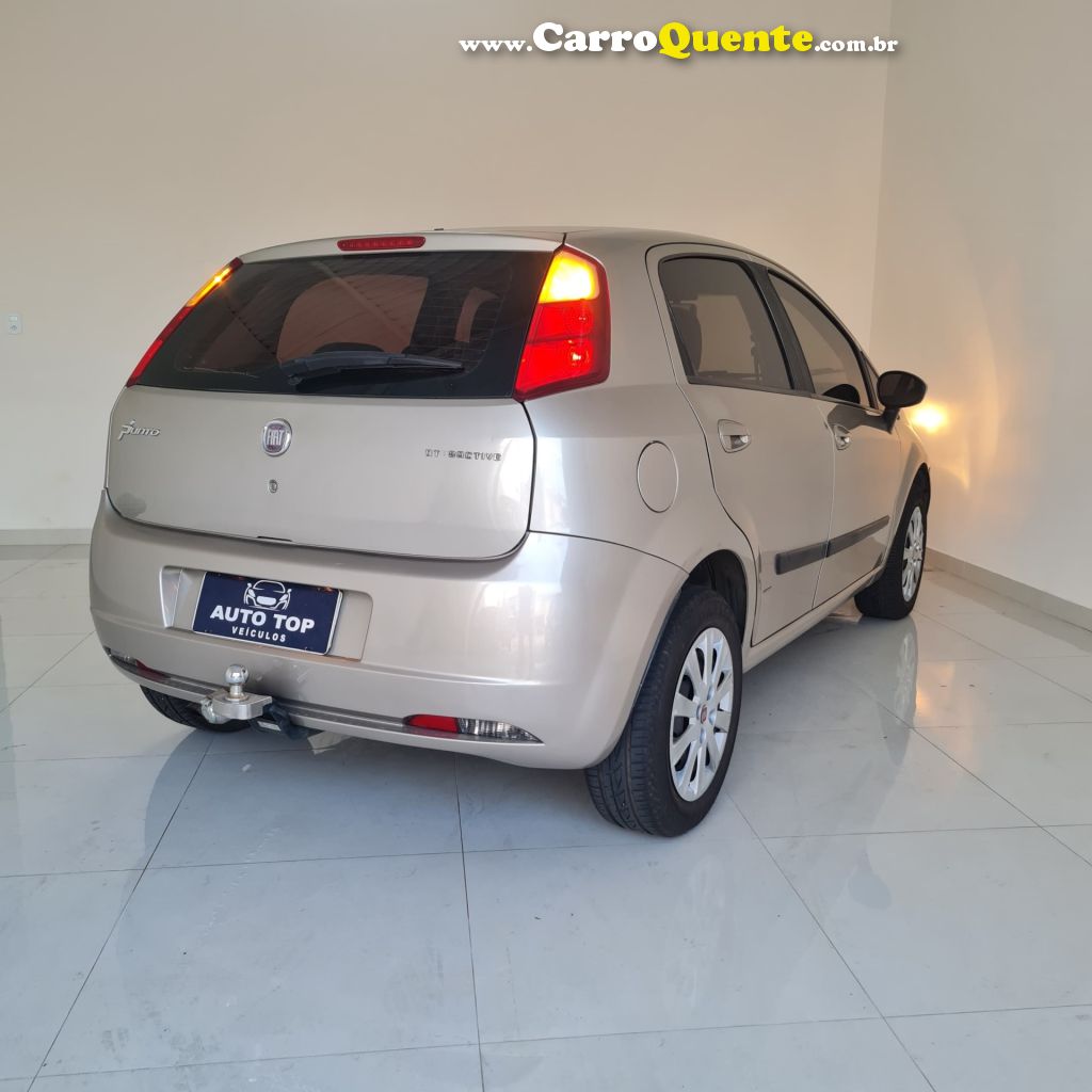 FIAT   PUNTO ATTRACTIVE 1.4 FIRE FLEX 8V 5P   BEGE 2012 1.4 FLEX - Loja