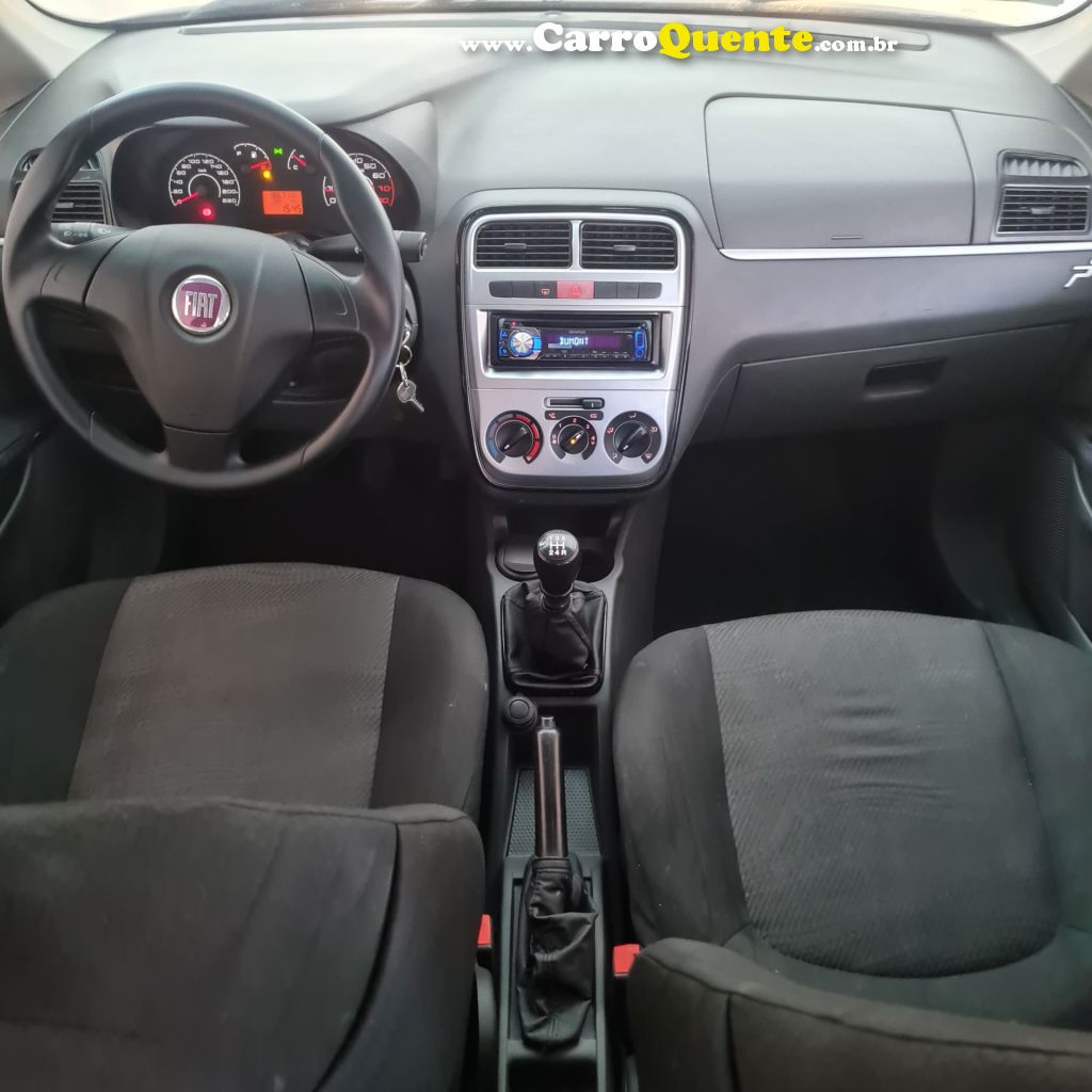 FIAT   PUNTO ATTRACTIVE 1.4 FIRE FLEX 8V 5P   BEGE 2012 1.4 FLEX - Loja
