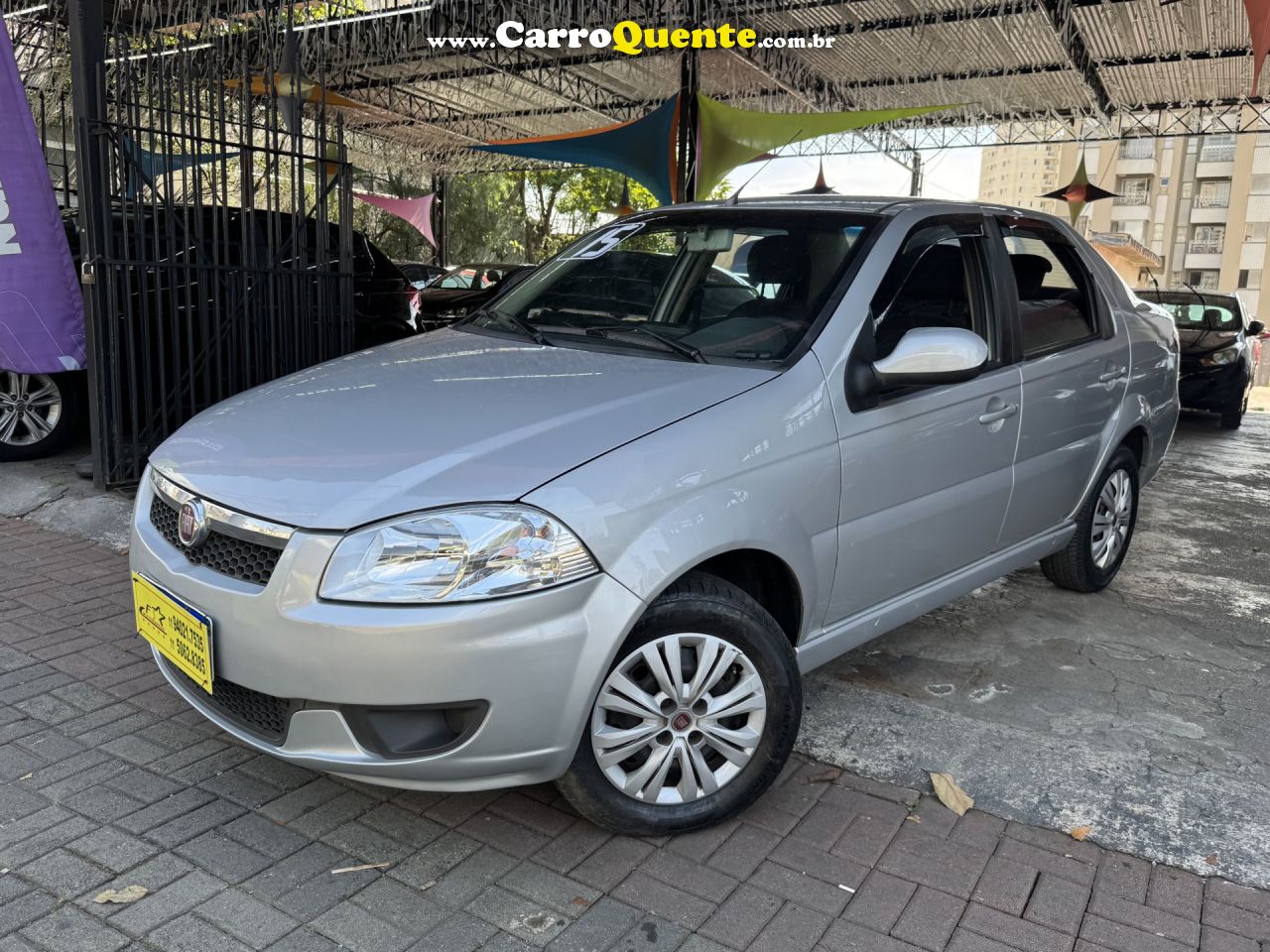 FIAT   SIENA EL 1.0 MPI FIRE FLEX 8V 4P   PRATA 2015 1.0 FLEX - Loja