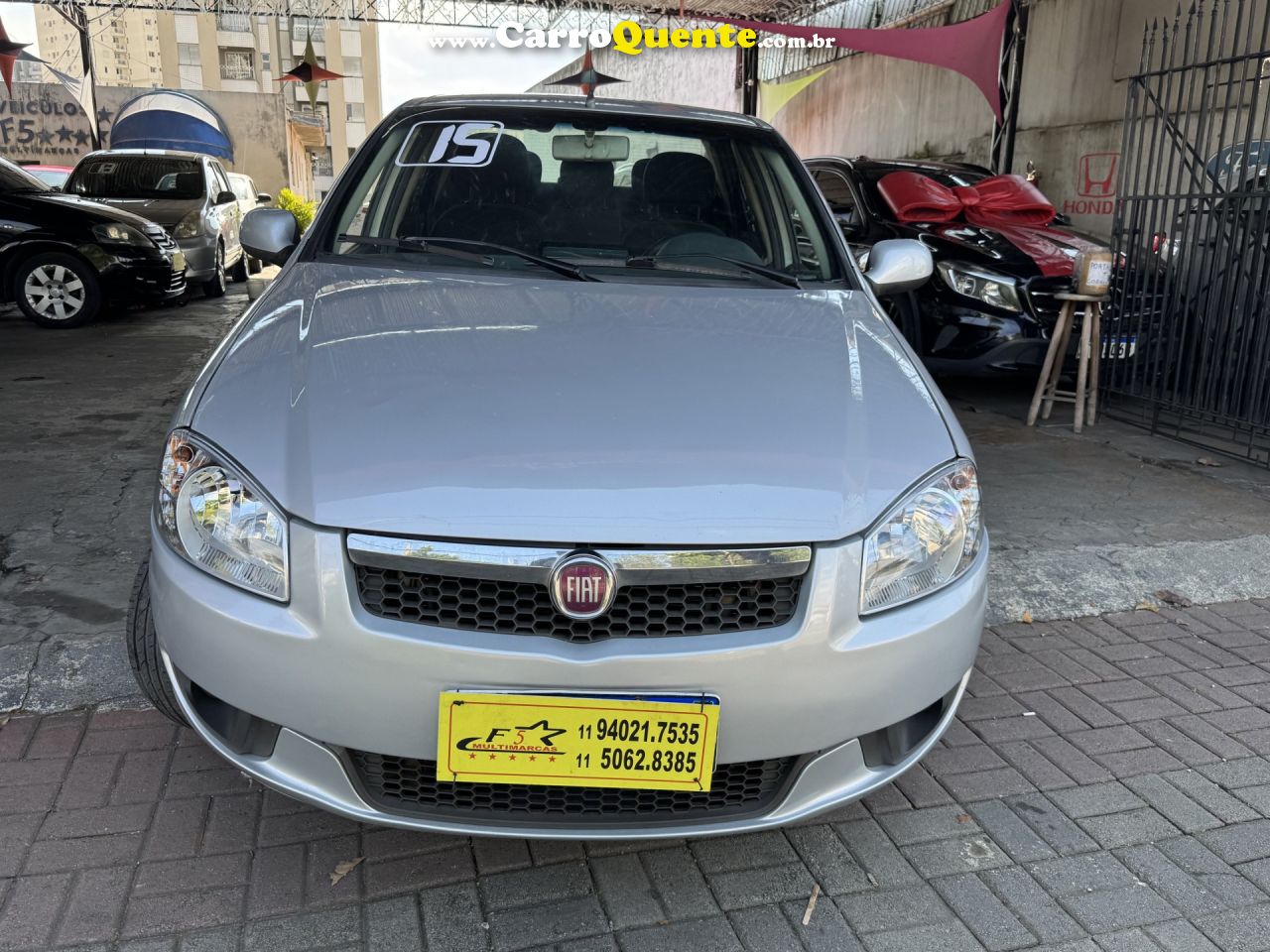 FIAT   SIENA EL 1.0 MPI FIRE FLEX 8V 4P   PRATA 2015 1.0 FLEX - Loja