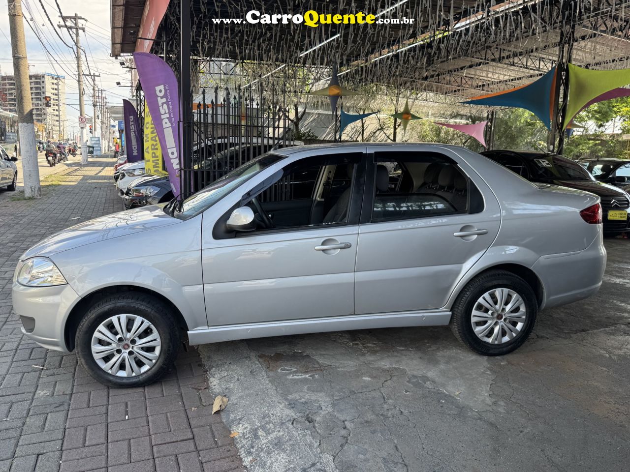 FIAT   SIENA EL 1.0 MPI FIRE FLEX 8V 4P   PRATA 2015 1.0 FLEX - Loja
