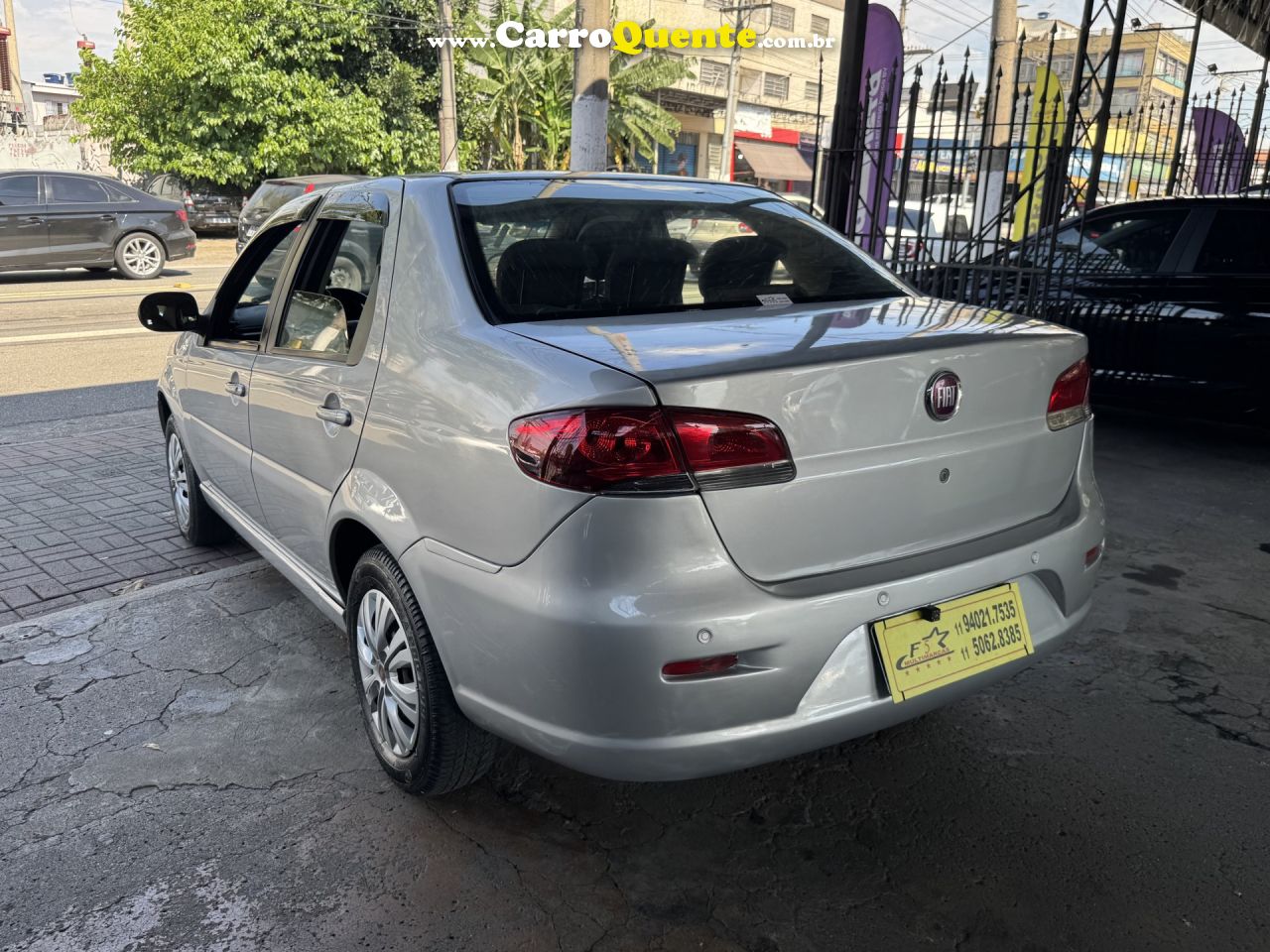 FIAT   SIENA EL 1.0 MPI FIRE FLEX 8V 4P   PRATA 2015 1.0 FLEX - Loja