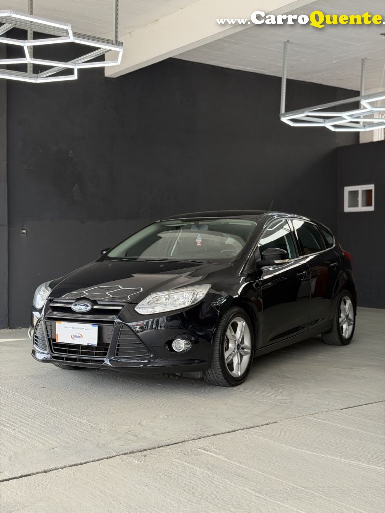 FORD   FOCUS 2.0 16VSESE PLUS FLEX 5P AUT.   PRETO 2014 2.0 FLEX - Loja