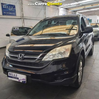 HONDA   CR-V LX 2.0 16V 2WD2.0 FLEXONE AUT.   PRETO 2011 2.0 GASOLINA