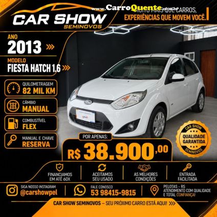 FORD   FIESTA 1.6 8V FLEXCLASS 1.6 8V FLEX 5P   BRANCO 2013 1.6 FLEX