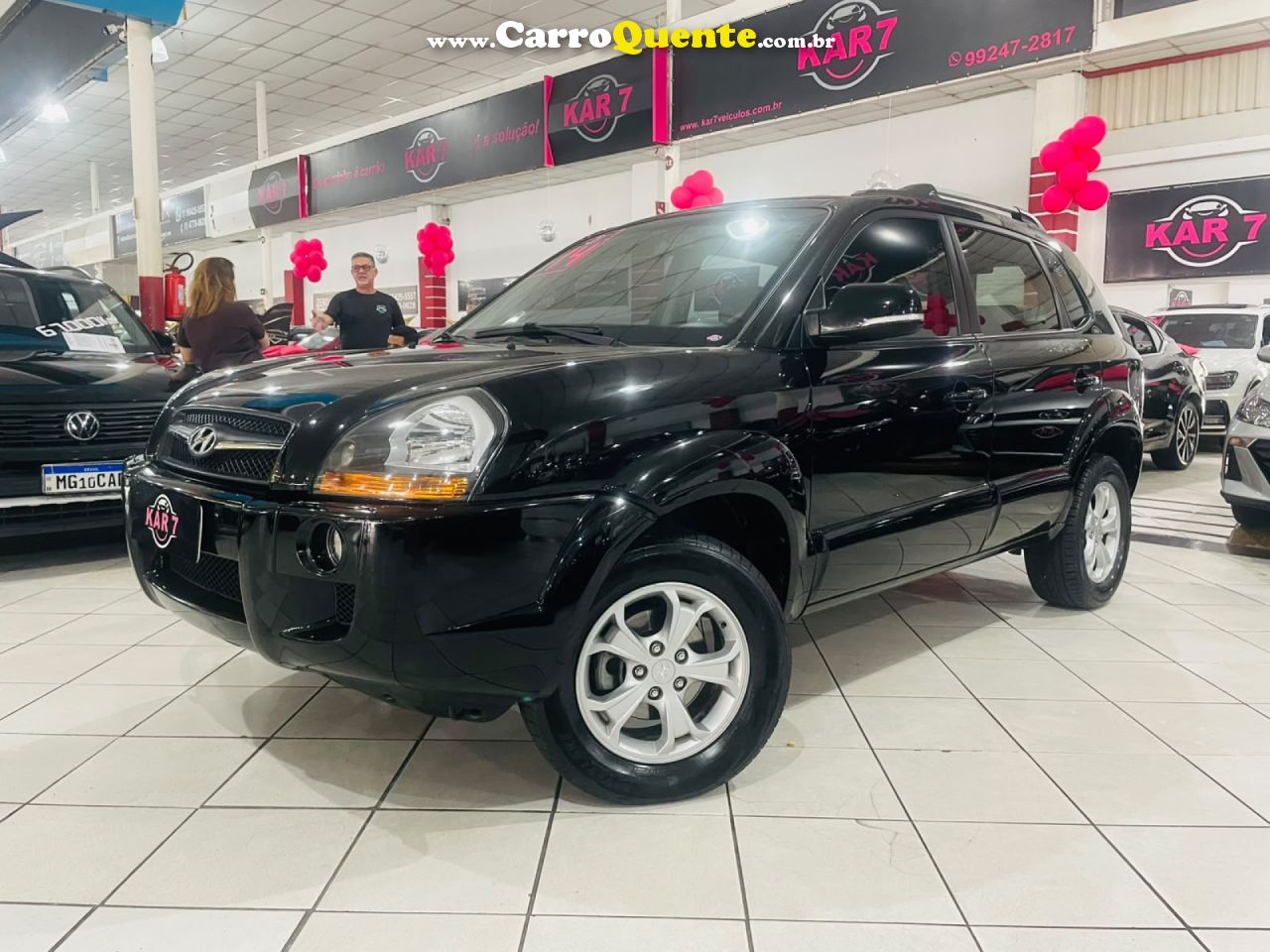 HYUNDAI   TUCSON 2.0 16V FLEX AUT.   PRETO 2014 2.0 FLEX - Loja