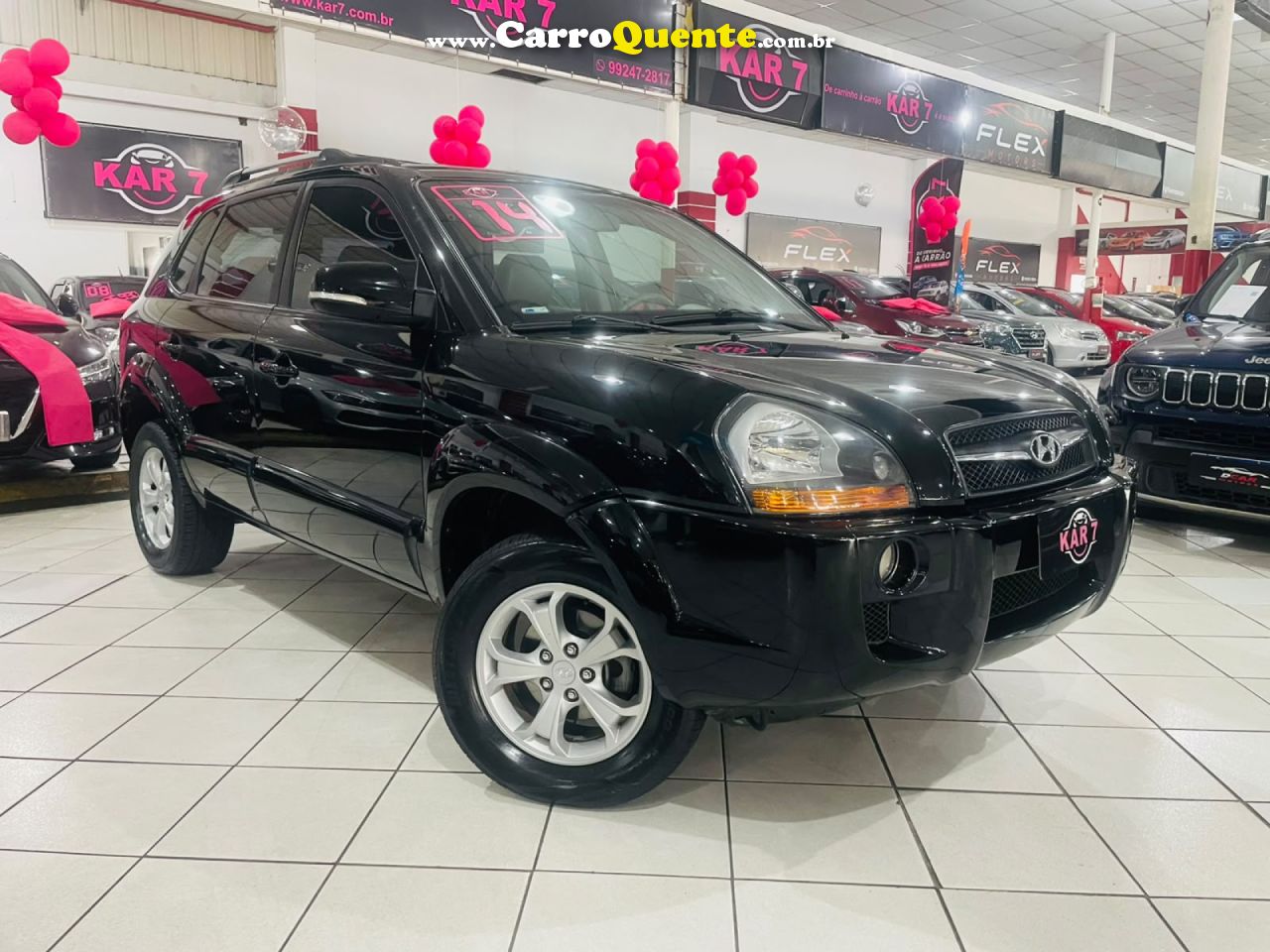 HYUNDAI   TUCSON 2.0 16V FLEX AUT.   PRETO 2014 2.0 FLEX - Loja