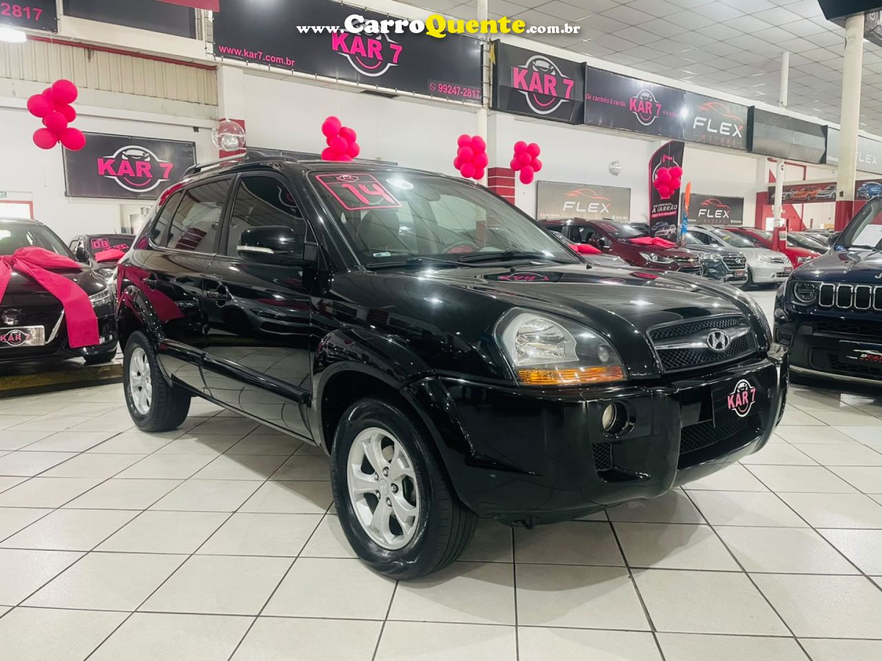 HYUNDAI   TUCSON 2.0 16V FLEX AUT.   PRETO 2014 2.0 FLEX - Loja