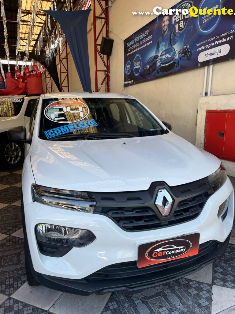 RENAULT   KWID ZEN 1.0 FLEX 12V 5P MEC.   BRANCO 2024 1.0 FLEX - Loja