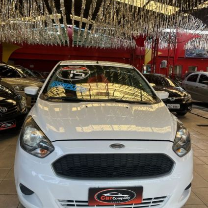FORD   KA 1.0 SEL TIVCT FLEX 5P   BRANCO 2015 1.0 FLEX