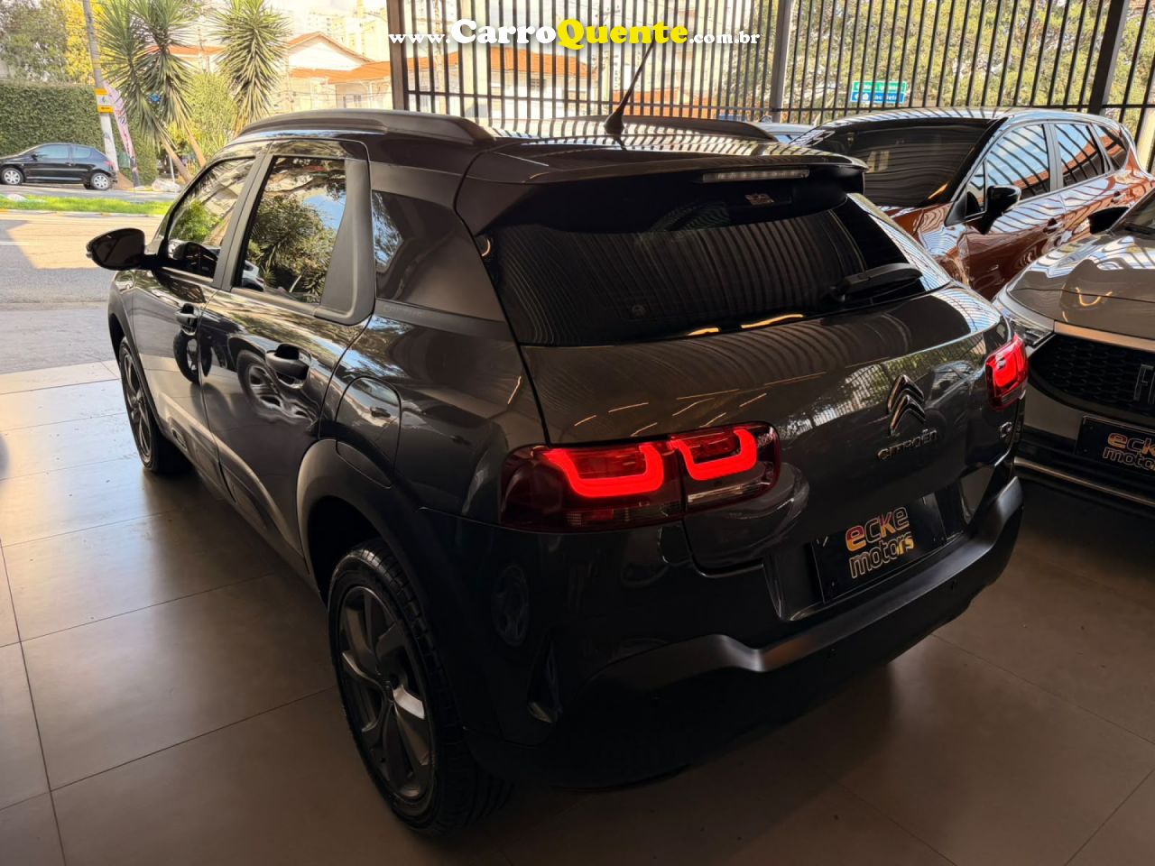 CITROËN   C4 CACTUS FEEL 1.6 16V FLEX AUT.   CINZA 2022 1.6 FLEX - Loja