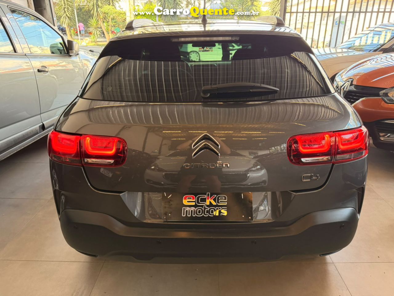 CITROËN   C4 CACTUS FEEL 1.6 16V FLEX AUT.   CINZA 2022 1.6 FLEX - Loja