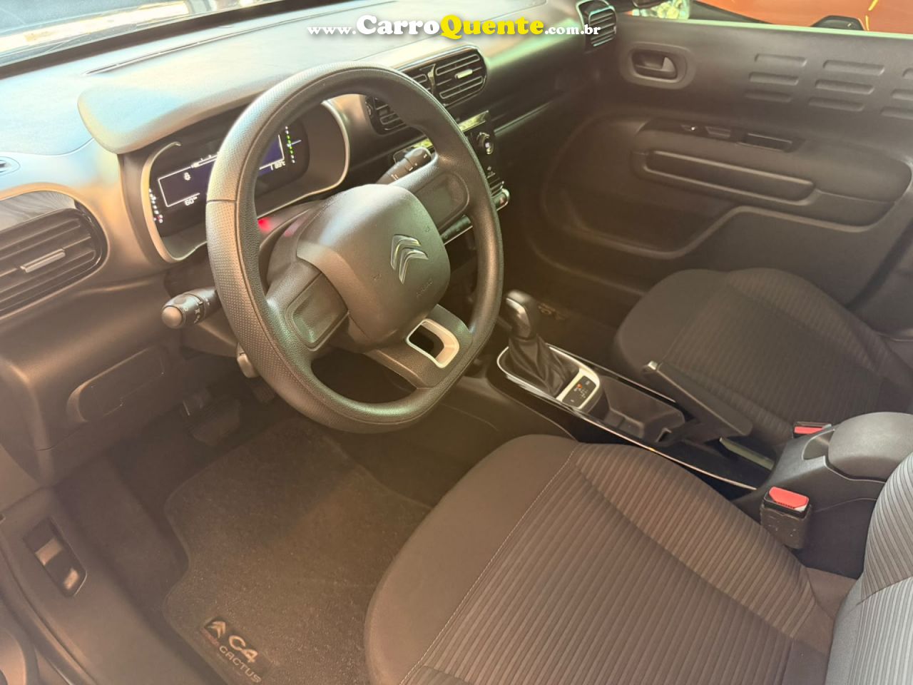 CITROËN   C4 CACTUS FEEL 1.6 16V FLEX AUT.   CINZA 2022 1.6 FLEX - Loja