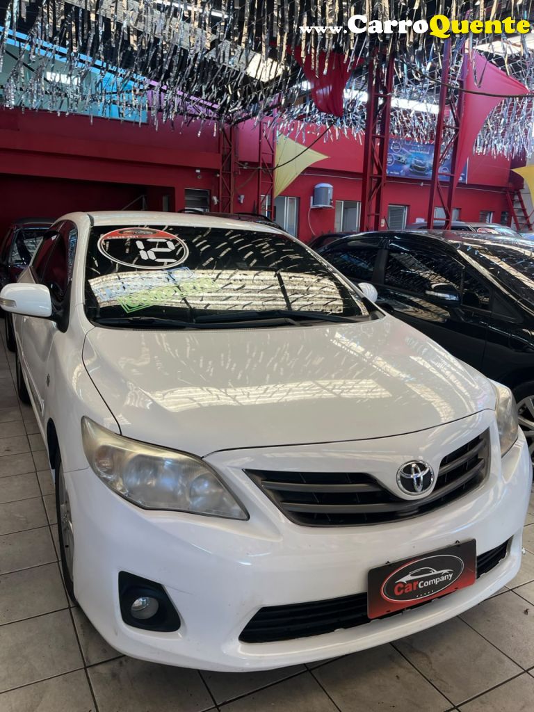TOYOTA   COROLLA XEI 2.0 FLEX 16V AUT.   BRANCO 2012 2.0 FLEX - Loja