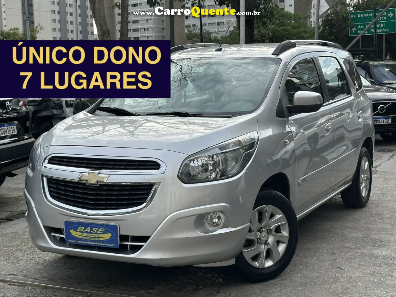CHEVROLET   SPIN LTZ 1.8 8V ECONO.FLEX 5P AUT.   PRATA 2014 1.8 FLEX - Loja