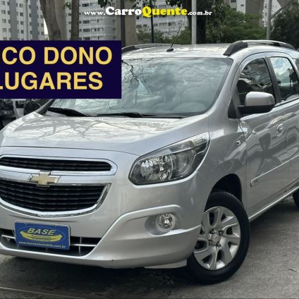 CHEVROLET   SPIN LTZ 1.8 8V ECONO.FLEX 5P AUT.   PRATA 2014 1.8 FLEX