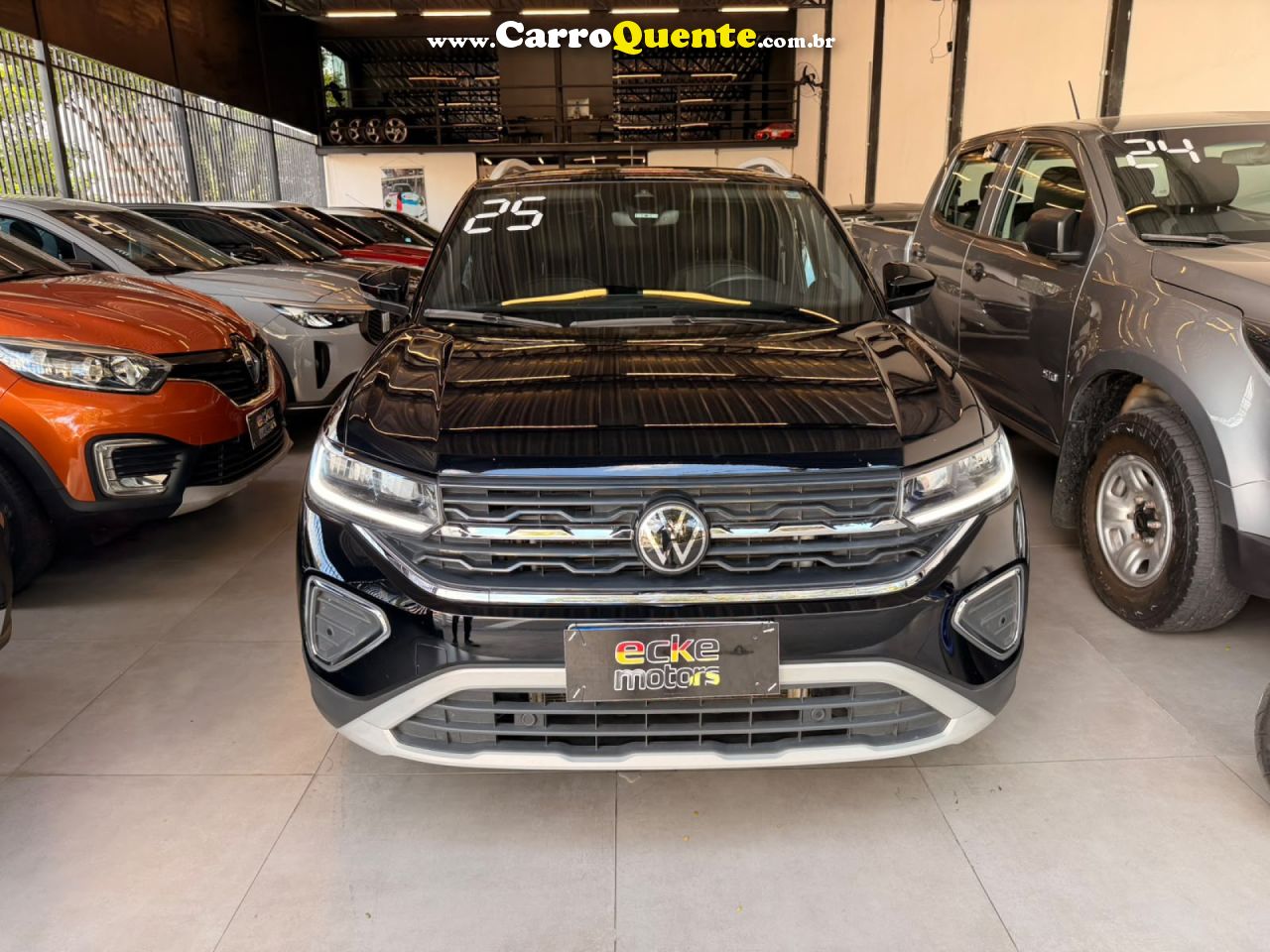 VOLKSWAGEN   T-CROSS HIGHLINE 1.4 TSI FLEX 16V 5P AUT   PRETO 2025 1.4 FLEX - Loja