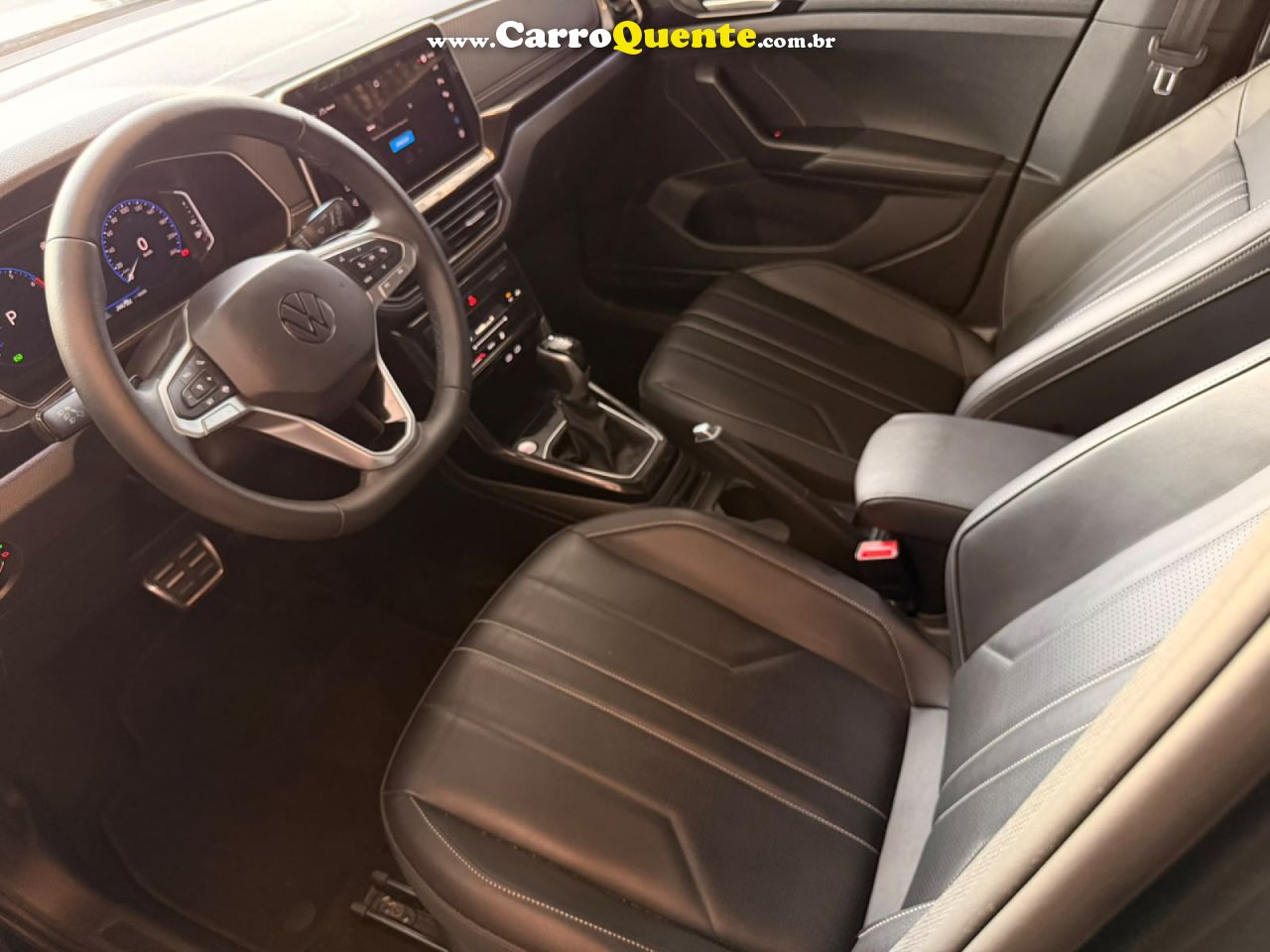 VOLKSWAGEN   T-CROSS HIGHLINE 1.4 TSI FLEX 16V 5P AUT   PRETO 2025 1.4 FLEX - Loja