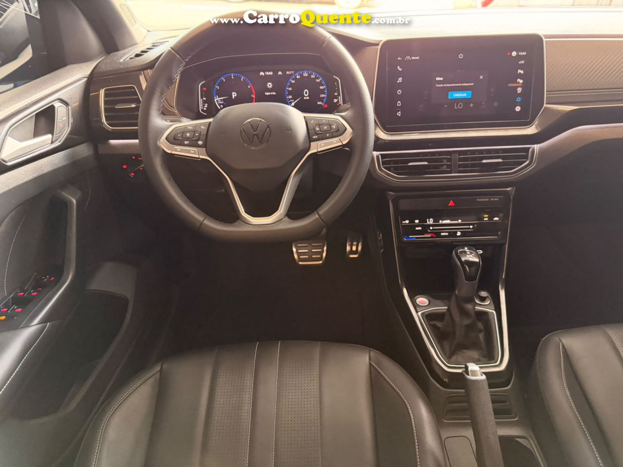 VOLKSWAGEN   T-CROSS HIGHLINE 1.4 TSI FLEX 16V 5P AUT   PRETO 2025 1.4 FLEX - Loja
