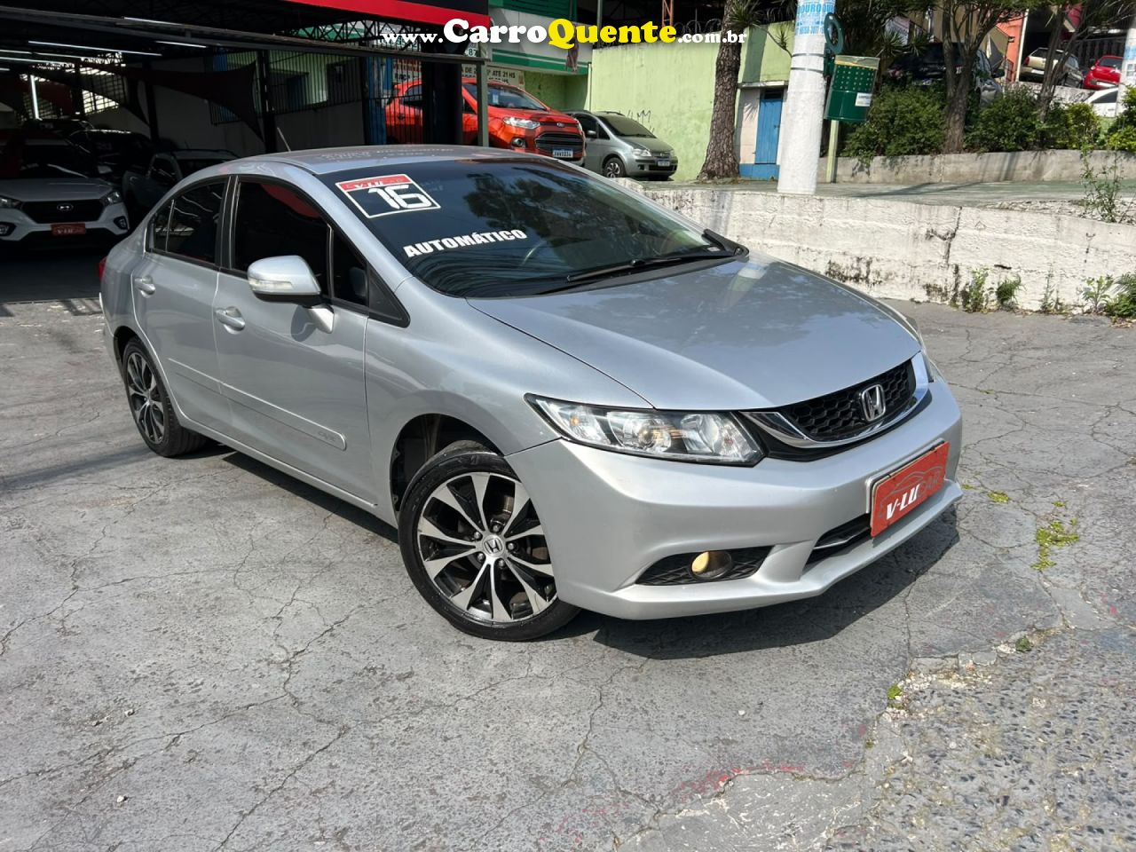 HONDA   CIVIC SEDAN LXR 2.0 FLEXONE 16V AUT. 4P   PRATA 2016 2.0 FLEX - Loja