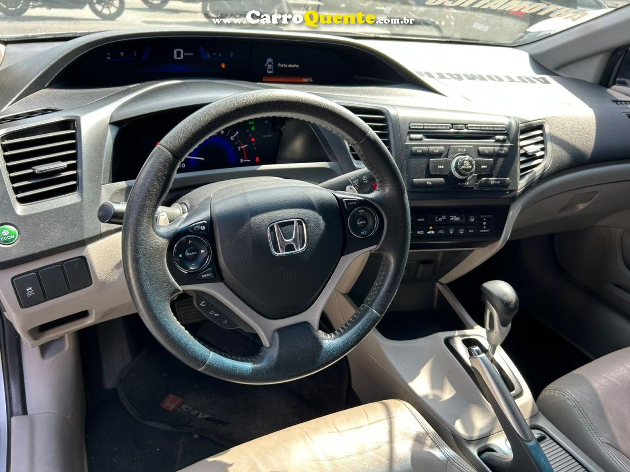 HONDA   CIVIC SEDAN LXR 2.0 FLEXONE 16V AUT. 4P   PRATA 2016 2.0 FLEX - Loja