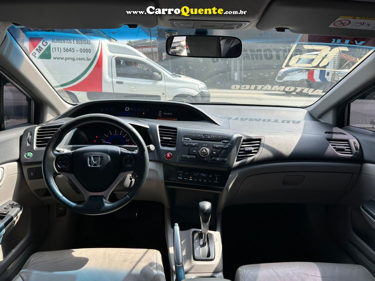 HONDA   CIVIC SEDAN LXR 2.0 FLEXONE 16V AUT. 4P   PRATA 2016 2.0 FLEX - Loja