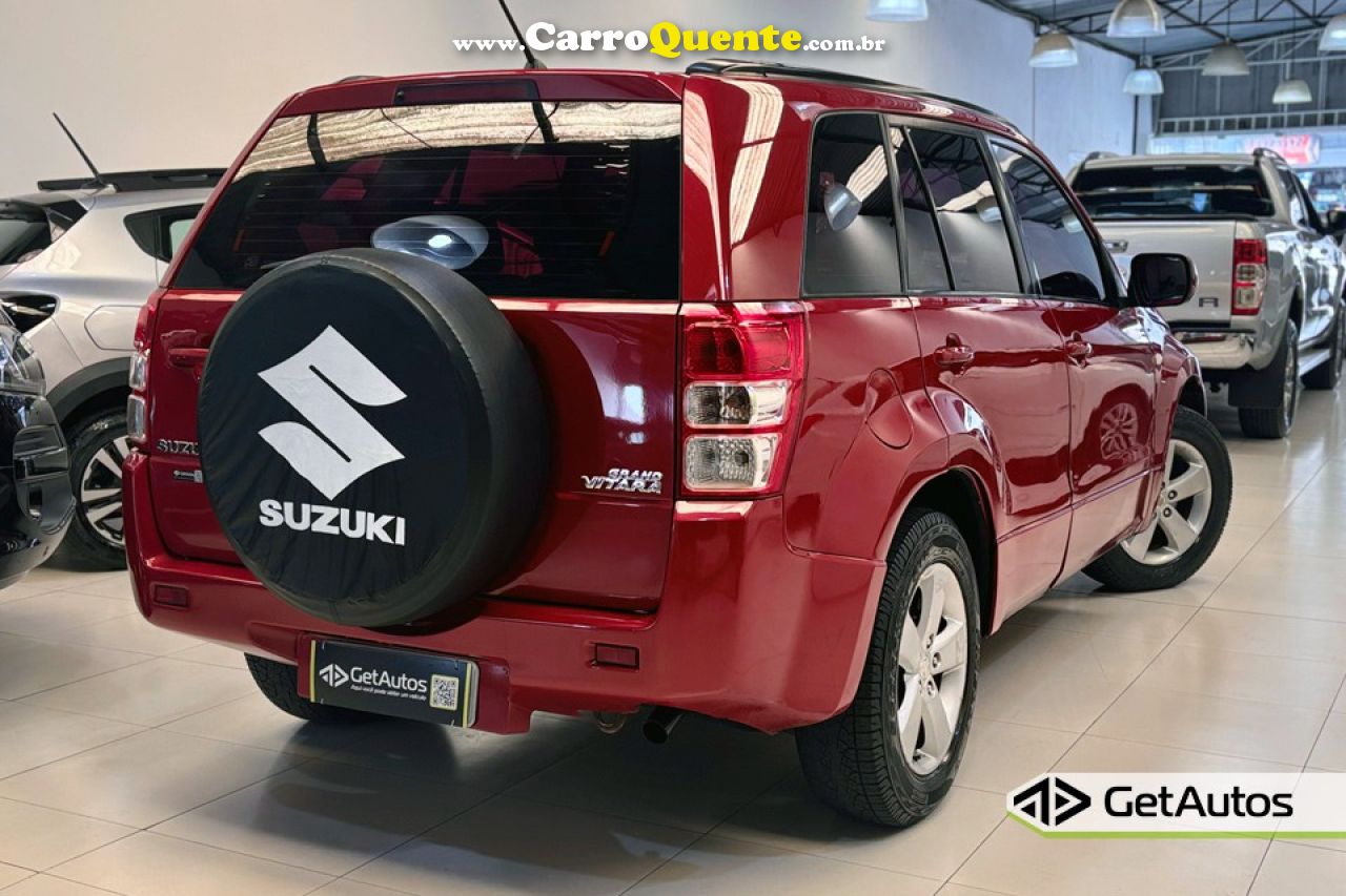 SUZUKI   GRAND VITARA 2.0 16V 4X24X4 5P AUT.   VERMELHO 2012 2.0 GASOLINA - Loja