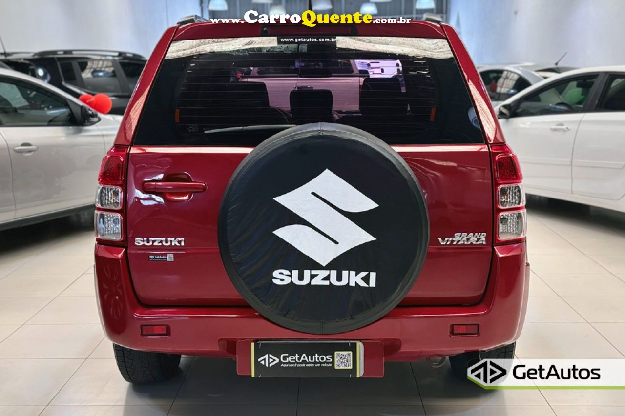 SUZUKI   GRAND VITARA 2.0 16V 4X24X4 5P AUT.   VERMELHO 2012 2.0 GASOLINA - Loja