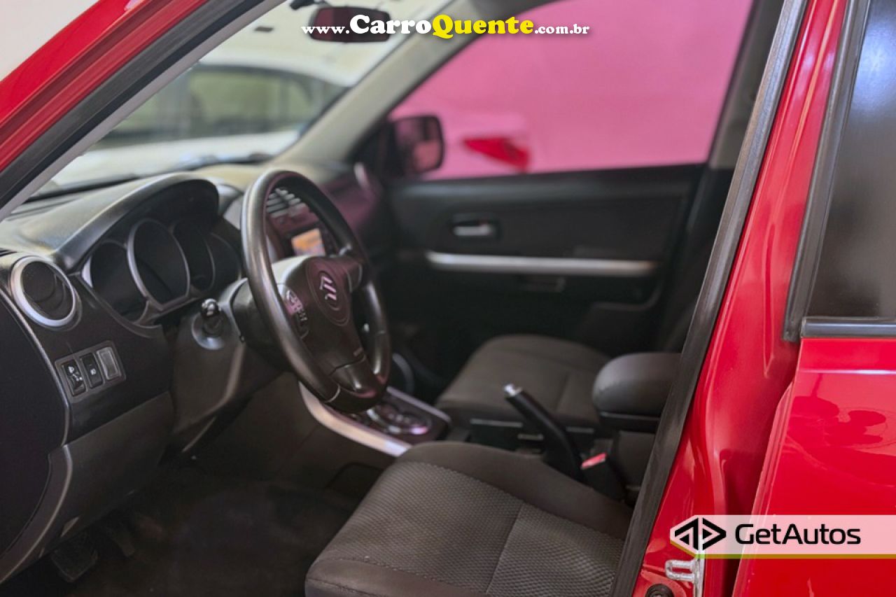SUZUKI   GRAND VITARA 2.0 16V 4X24X4 5P AUT.   VERMELHO 2012 2.0 GASOLINA - Loja